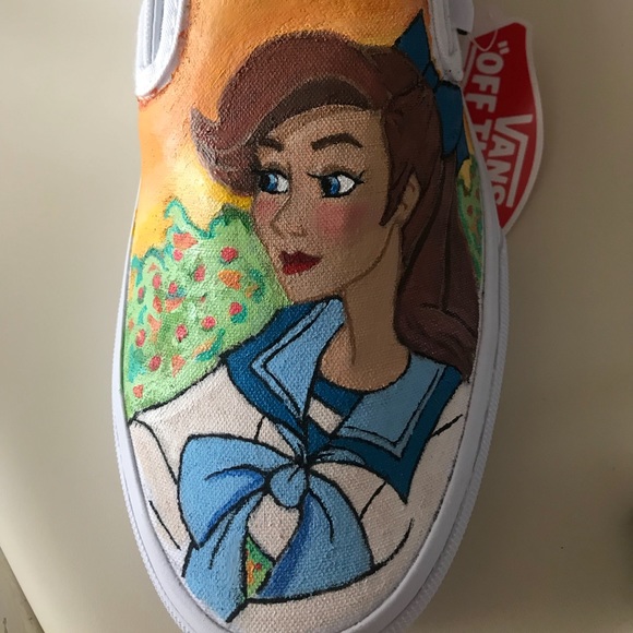 Custom paint design on Vans shoes - Picture 3 of 3